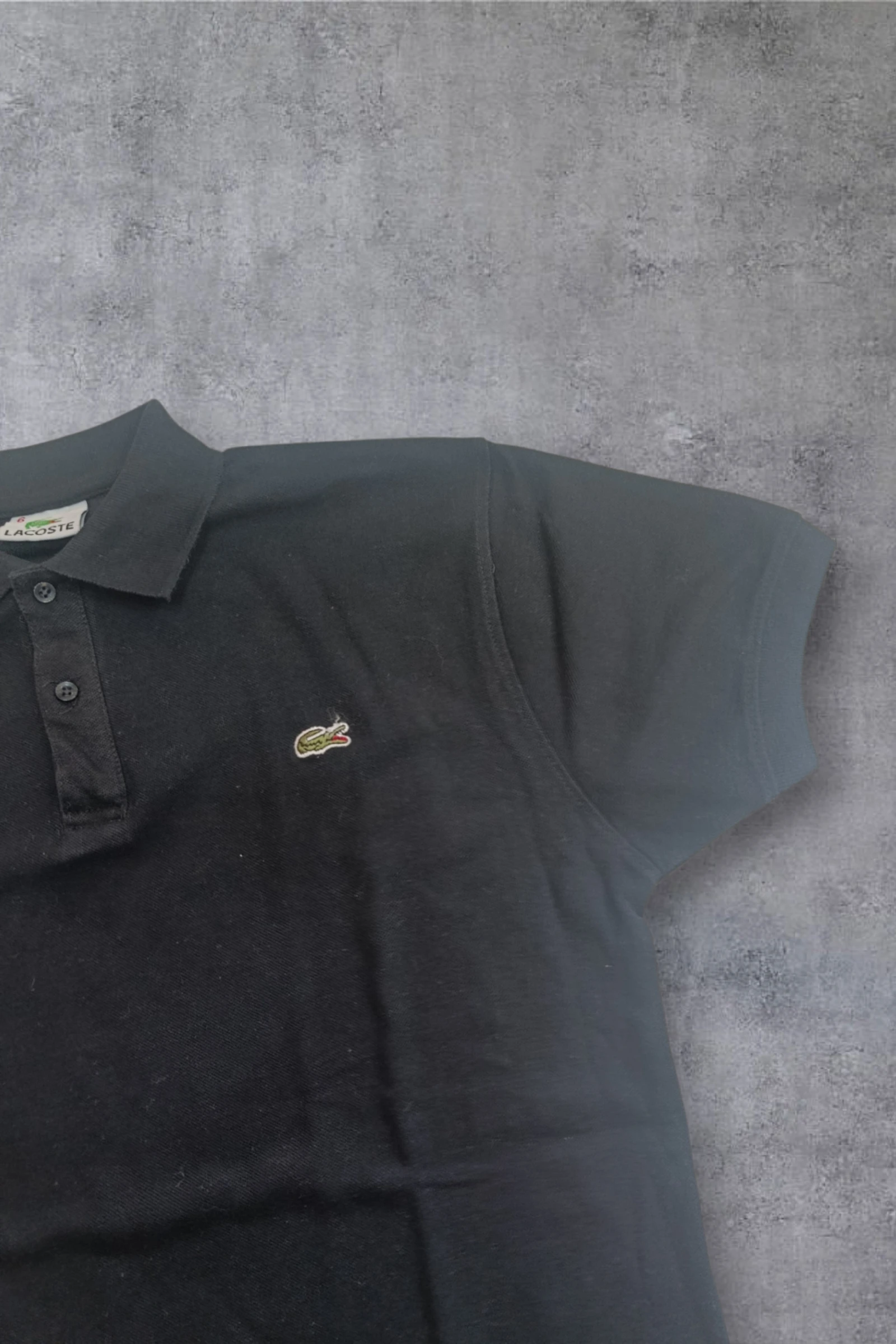 | Polo Lacoste Hombre| Color Negra | 100% Algodón | Talla L | – photo 5